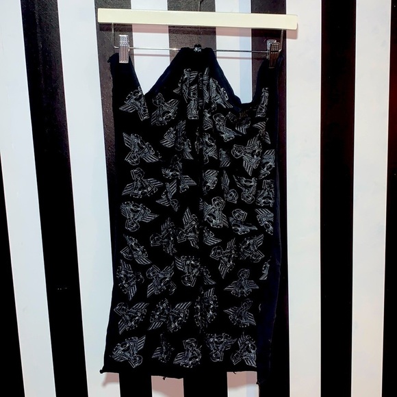 Biker Bandana Motorcycle Motor Print Handkerchief Head Wrap Scarf Vintage Y2K - Picture 2 of 12